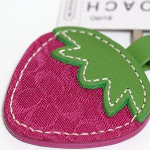 NWT *RARE* Coach #1731 Strawberry Fob